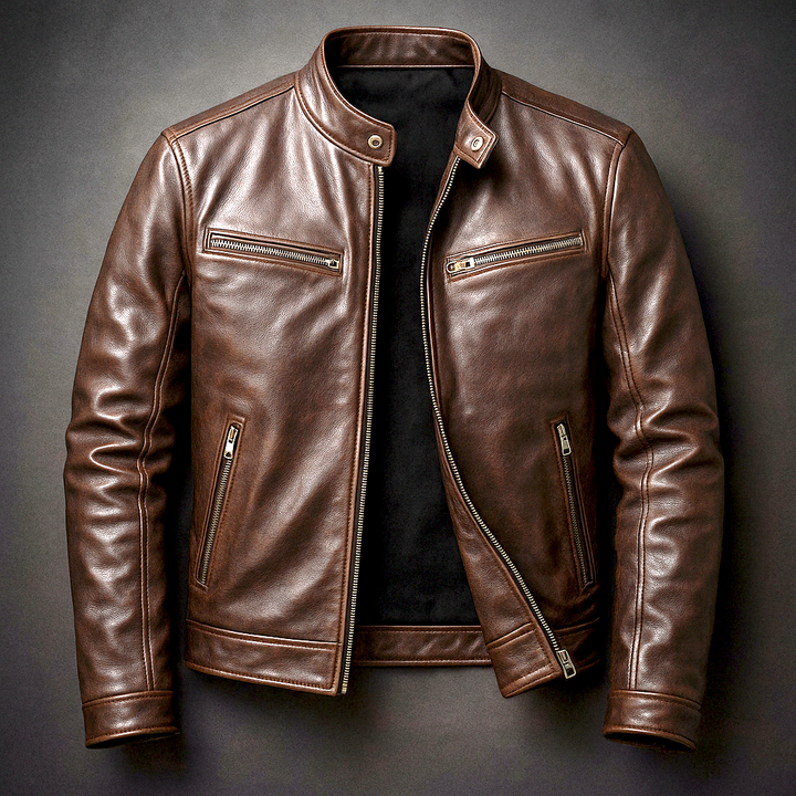Dublin Reserve | Hand-Burnished Leather Jacket