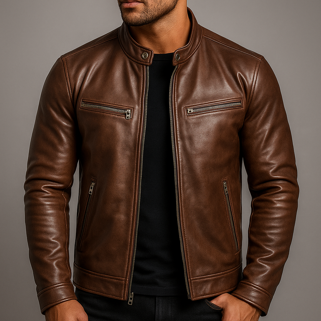 Dublin Reserve | Hand-Burnished Leather Jacket
