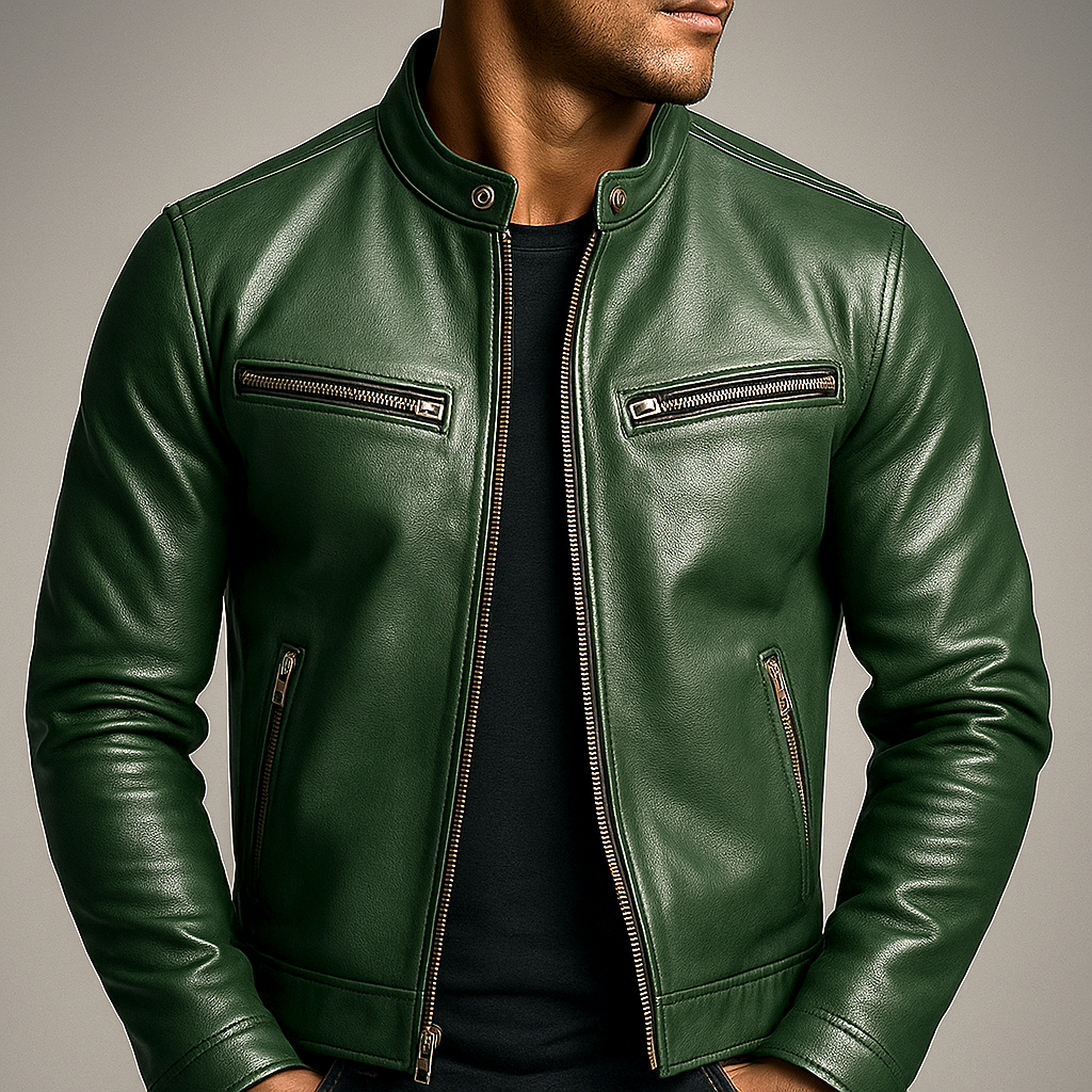 Dublin Reserve | Hand-Burnished Leather Jacket