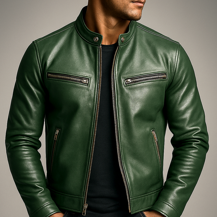 Dublin Reserve | Hand-Burnished Leather Jacket