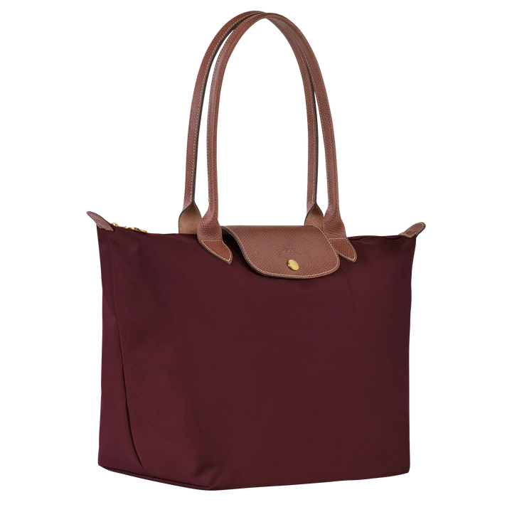Longchamp - Large Le Pliage Bag, Burgundy