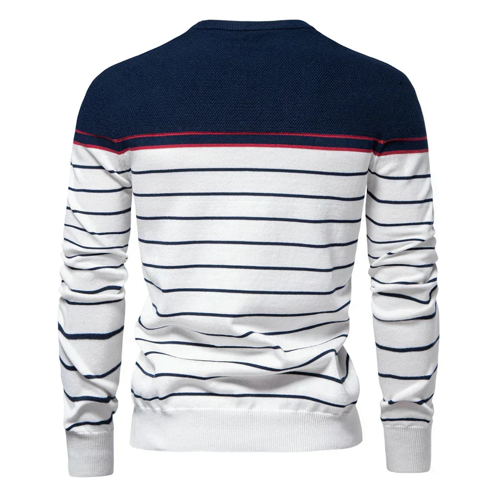 Stephen - Men's Striped Sweater