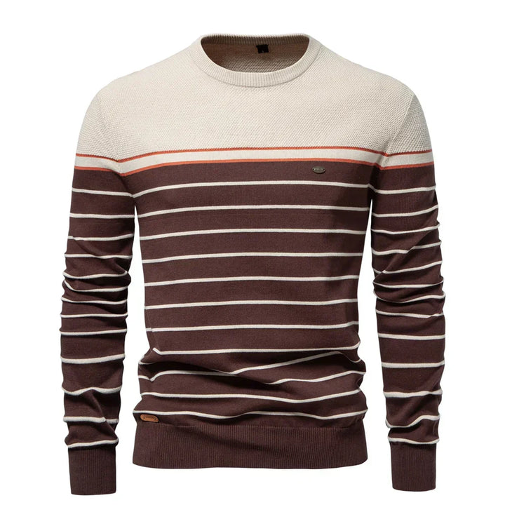 Stephen - Men's Striped Sweater