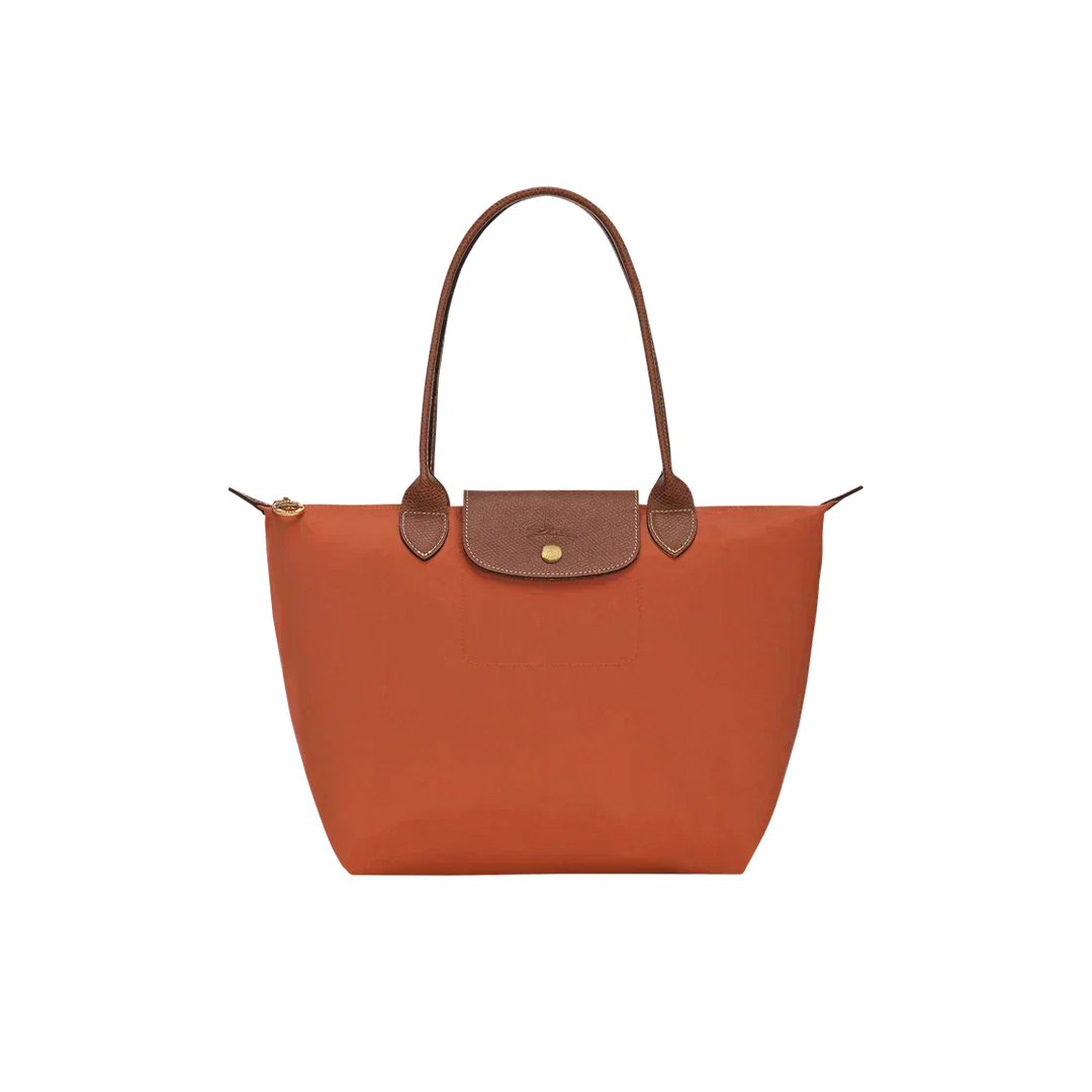 Longchamp - Large Le Pliage Tote, Brick