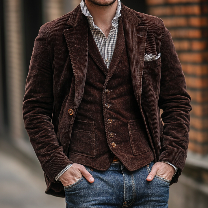 Harrison™ | Classic Blazer & Waistcoat Set