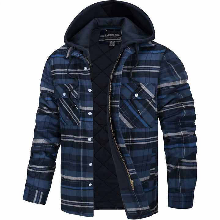 Clinton | Checked jacket with zip
